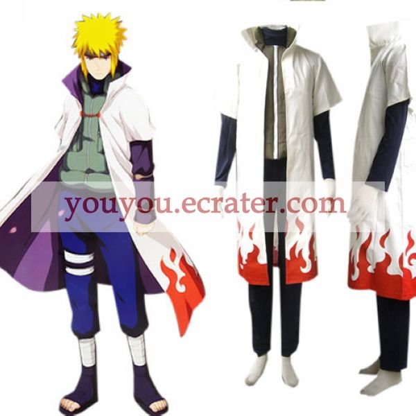 Naruto Yondaime 4th Hokage Cosplay Costume