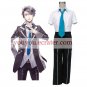 Short Sleeves Blue Tie Starry☆Sky Seigatsu Academy Male Summer Uniform Cosplay Costume