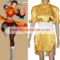 Street Fighter Chun-Li Yellow Cosplay Costume