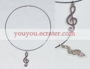 Music Note Necklace (2nd) from Vocaloid