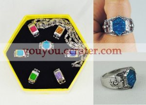 Shimon Rings (Set) from Katekyo Hitman Reborn