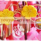 Kimono Hair yellow Clip (03)