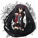 Miku Wig (Black) from Vocaloid