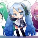 Miku Wig (Blueberry) from Rainbow Miku