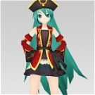 Miku Wig (Straight,100) from Project DIVA