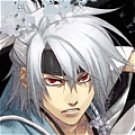 Souji Wig (Silver Grey) from Hakuouki