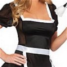 white and black Maid dress