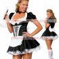 Sweet blacn and white Maid dress