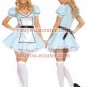 blue and white Maid dress (97)