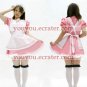 New product pink and white sweet Maid Costume (107)