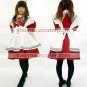 New product Sweet red and white Maid Costume (108)
