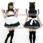 New product Attractive Unique Black and white Maid Costume (111)