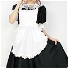 New product  Attractive Unique Black Maid Costume (115)