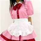 New product  pink lolita cosplay Maid Costume (120)