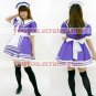 New product  lovely blue Maid Costume (121)