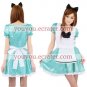 New product Lovely blue Satin Maid dress(129)