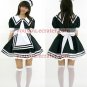 New product Lovely Black and white stripes Maid Costume (140)