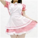 New product   Sweet pink cosplay lolita Maid Costume (148)