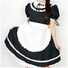 New product   Lovely blcak cosplay Maid Costume (150)