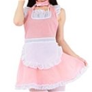 New product   sexy pink and black Maid Costume (151)