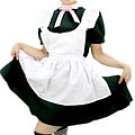 New product   lovely black cosplay Maid Costume (153)