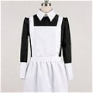 New product  long black cosplay Maid Costume (155)