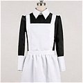 New product  long black cosplay Maid Costume (155)