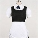 New product  lovely white and black cosplay Maid Costume (156)