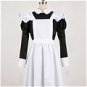 New product  long lovely black cosplay Maid Costume (158)