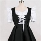 New product   black and white lolita cosplay Maid Costume (159)