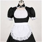 New product  Beautiful black lolita cosplay Maid Costume (160)