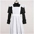 New product  Long black and white apron cosplay Maid Costume (161)