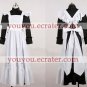 New product  Long black and white apron cosplay Maid Costume (161)