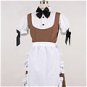 New product   Long brown and white apron Maid Costume (163)