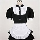 New product  Black and white apron lolita Maid Costume (165)