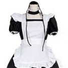 New product   Black and white cosplay Maid Costume (168)