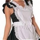 New product  Sweet black and white apron Maid Costume (Anastasia)