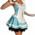 New product  Sexy blue cosplay Maid Costume (Angela)