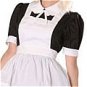 New product lovely blcak cosplay Maid Costume (Daphne)