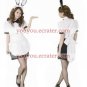 New product   white shirt and black skirt Maid Costume (Eleanore)