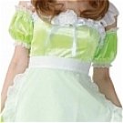 New product   Green satin cosplay Maid Costume (Grass)