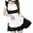 New product   Black cosplay lolita Maid Costume (Himemiya)