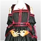 New product  Lovely black satin cosplay Maid Costume (Kurohime)