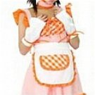 New product  Lovely orange cospaly Maid costume (Luz)