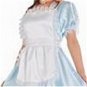 New product Sweet blue satin cosplay Maid costume (Lyndal)