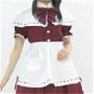 New product Dark red cosplay lolita Maid Costume (Marina)