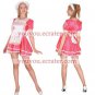 New product Sexy red satin Maid Costume (Mathilda)
