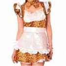 New product   Fashion Leopard cosplay Maid Costume (Mayu)