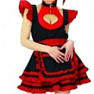 New product   Sexy red and black cosplay Maid Costume (Miranda )