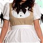New product Lovely nude and white Maid Costume (Miriam)
